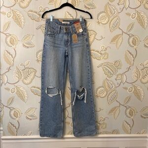 Women's Levi’s Superlow Loose Distressed Jeans